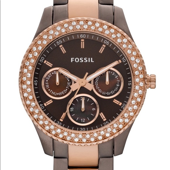 Fossil Brown and Bronze Stella Watch - Picture 3 of 8